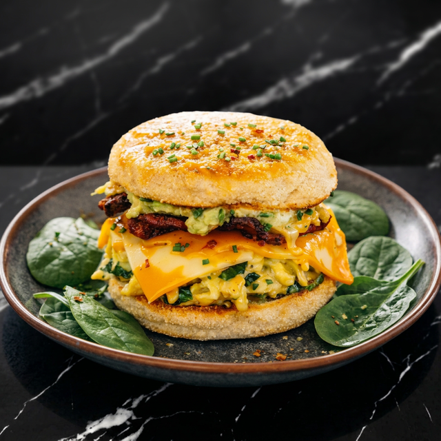 Super Breakfast Sandwich.