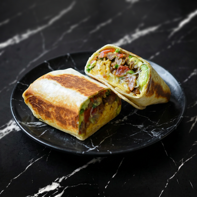 Jumbo Breakfast Burrito.